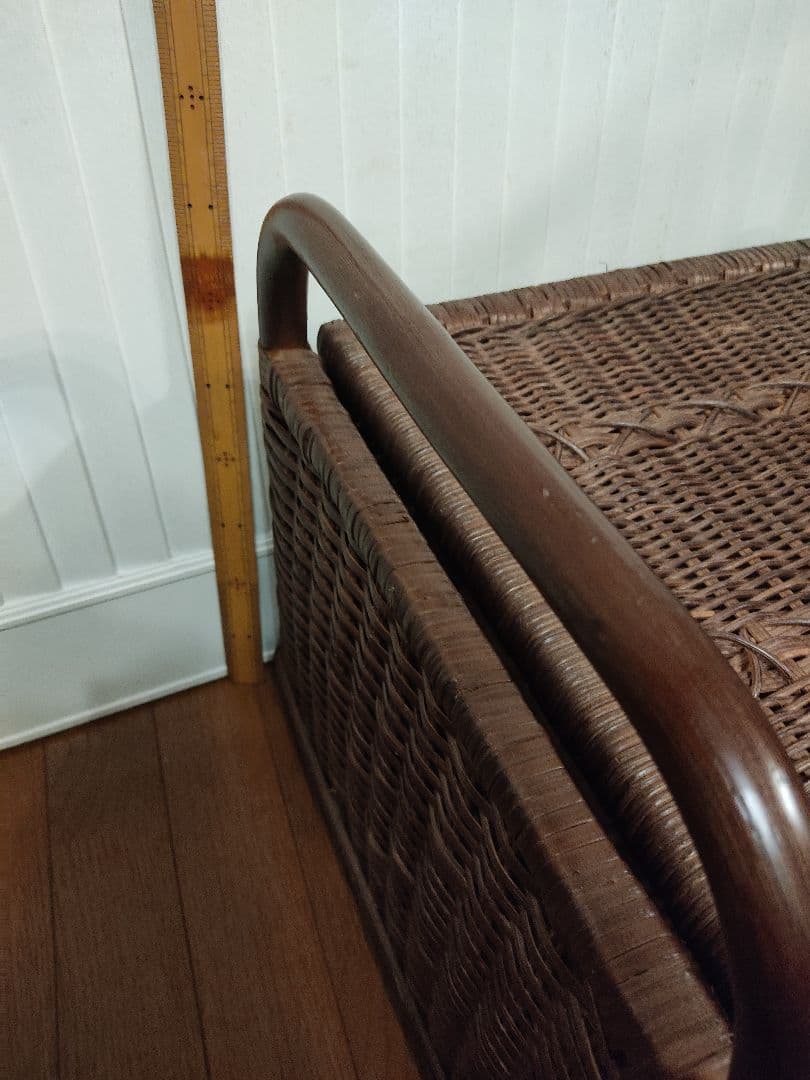 大きい籠　衣装箱　衣装ケース　おもちゃ箱　ランドリーバスケット　籐　ラタン　竹