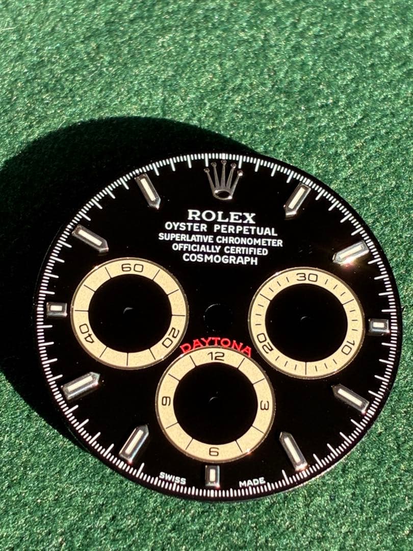 M*c様 ROLEX デイトナ16520 A品番用ブラックダイヤル