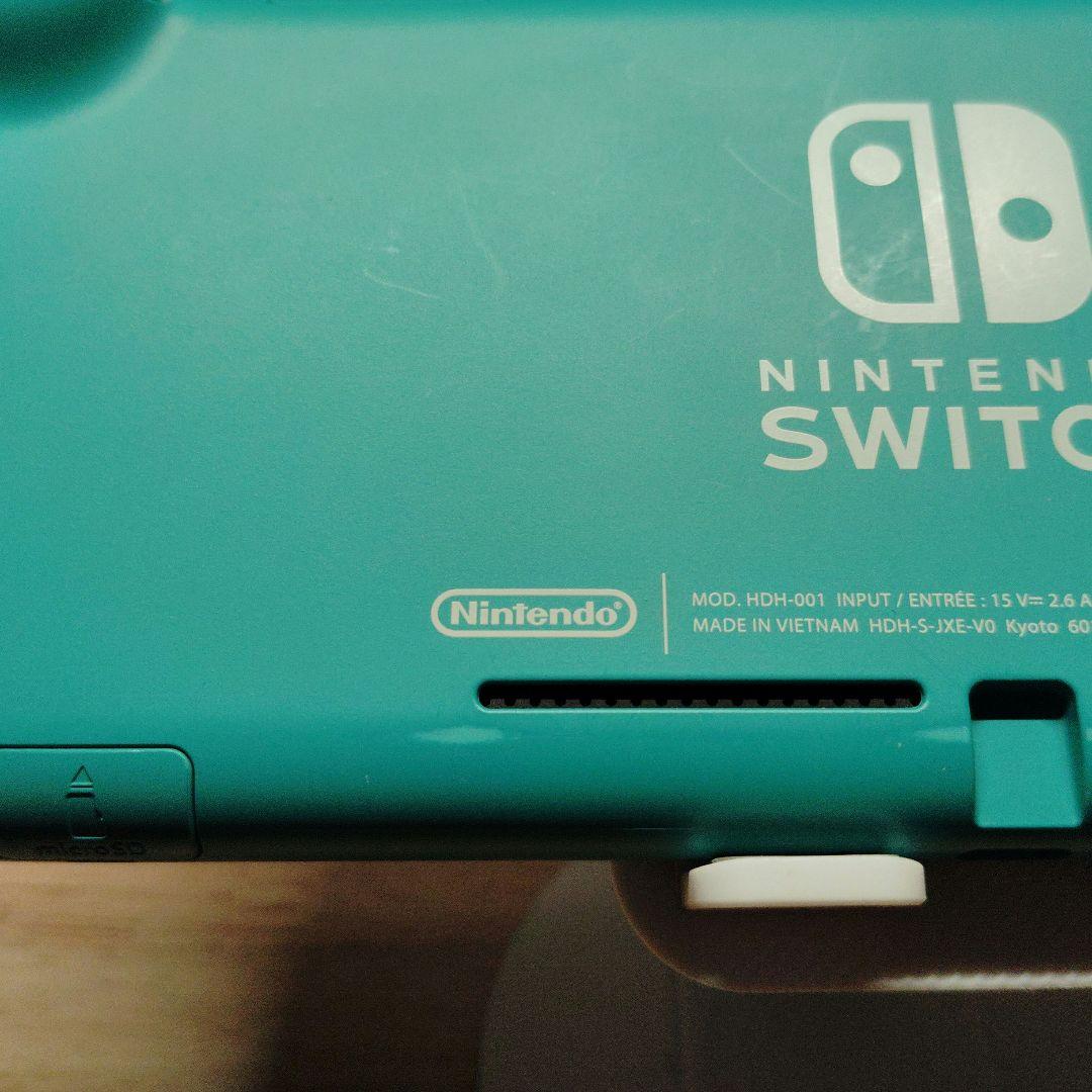 Nintendo Switch Lite ターコイズ 充電器付き 動作品