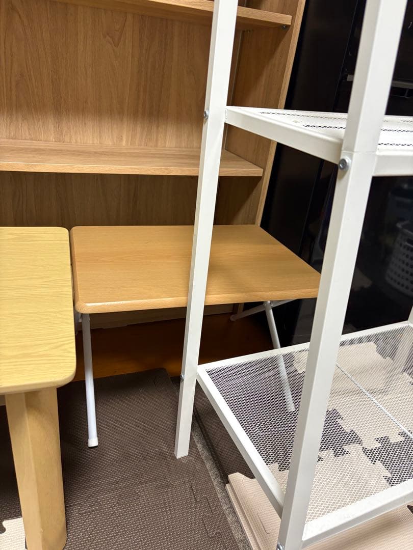 ４つ木製ラック ナチュラル シンプルデザイン