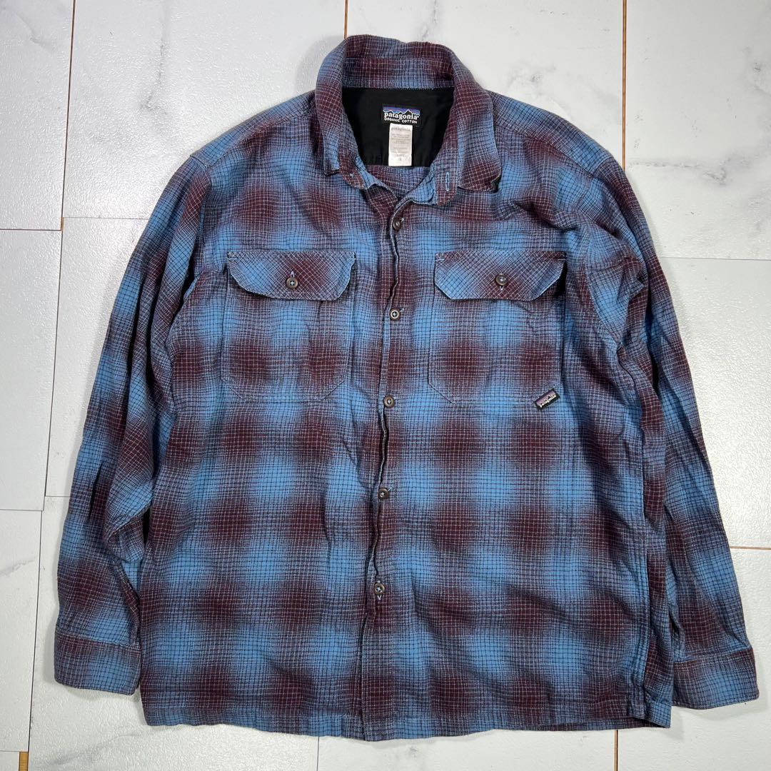 超希少 Patagonia パタゴニア F6 オンブレ ネルシャツ