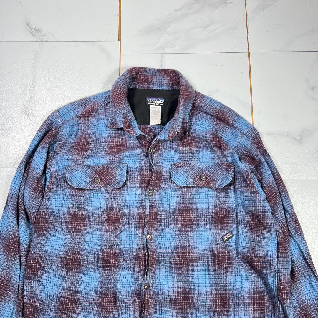 超希少 Patagonia パタゴニア F6 オンブレ ネルシャツ