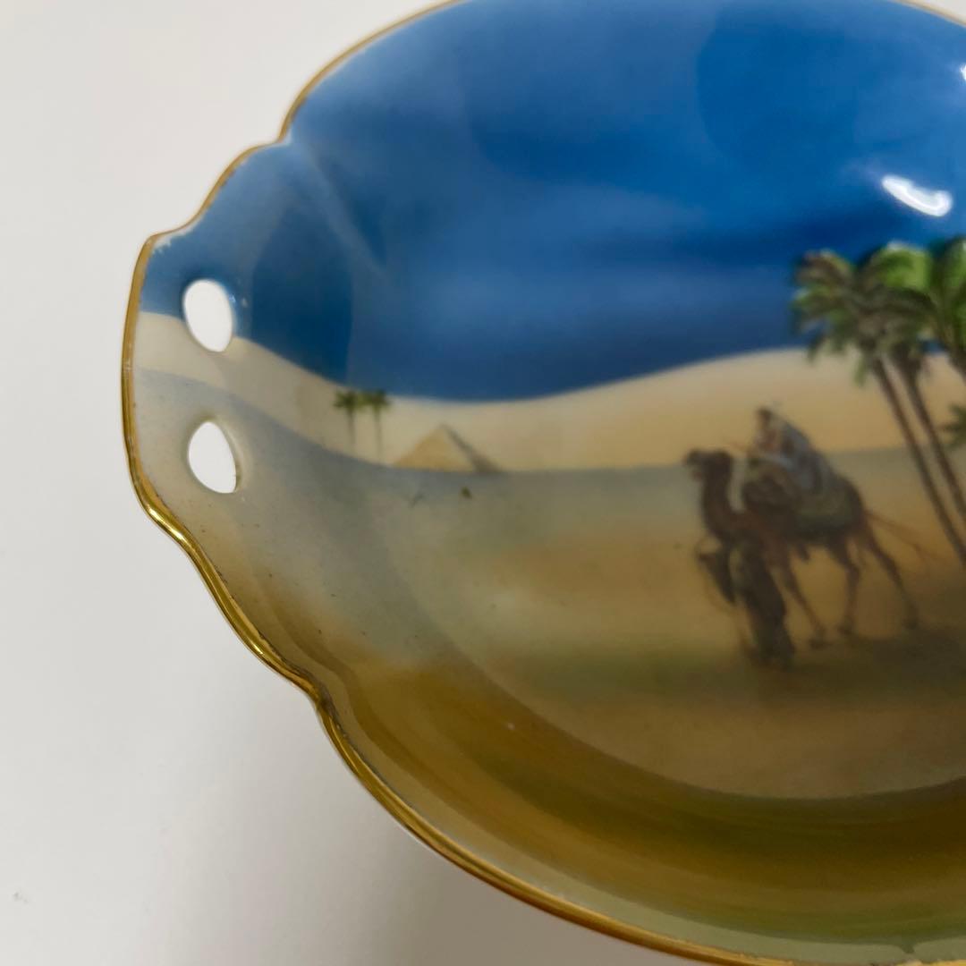 ＊ライドオンキャメル＊1906年-1925年英国輸出＊１３cm・オールドノリタケ