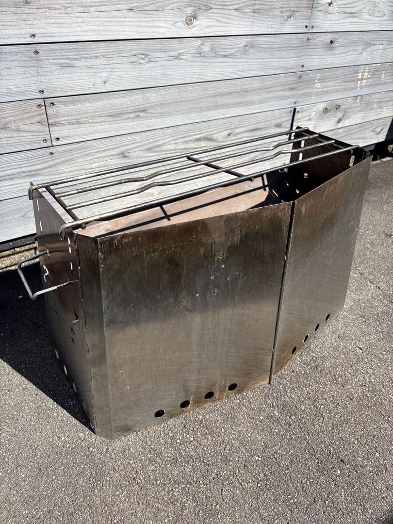 ユニフレーム　薪グリルラージ　収納袋付き