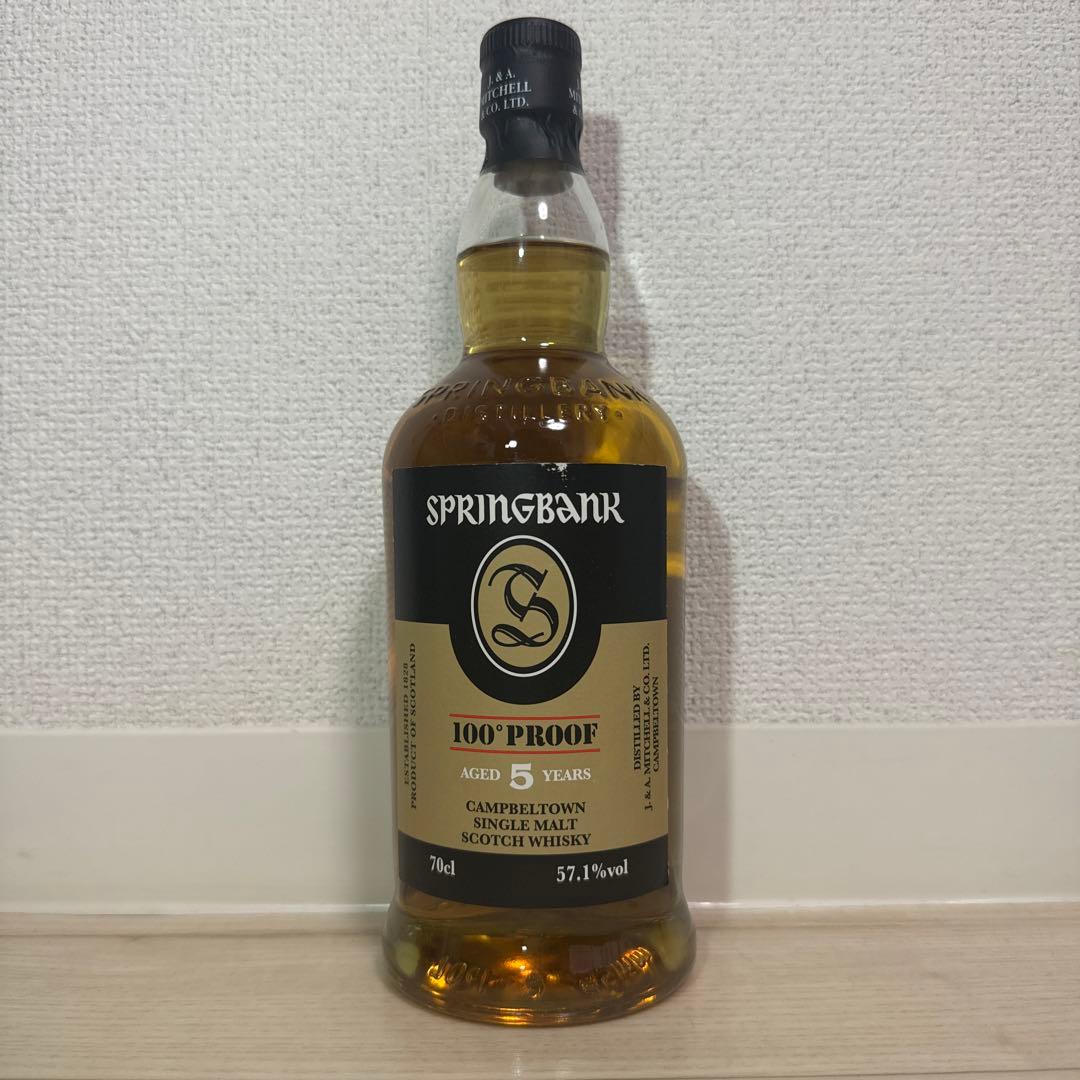 【日本未発売】スプリングバンク 5年 100 Proof