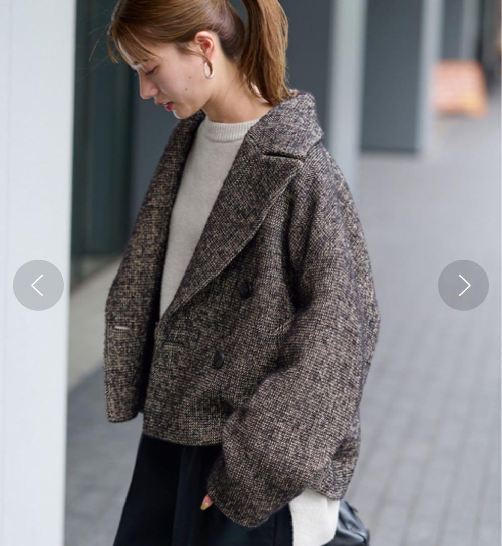 値下げ【FRAMEWORK 】TWEEDショートコート