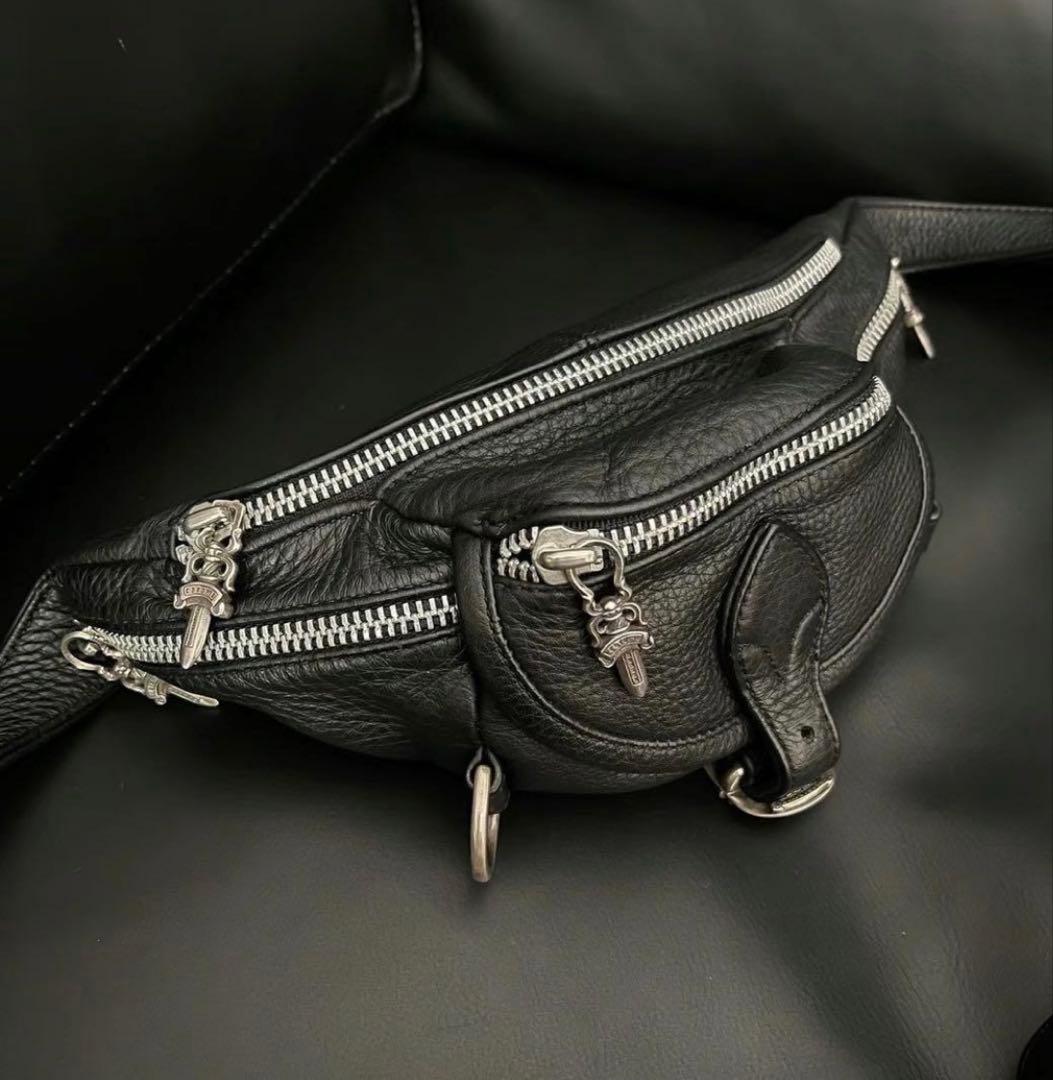 ◆大容量スナットパック ウエストバック ボディバッグ ダガー 付きで超カッコいい