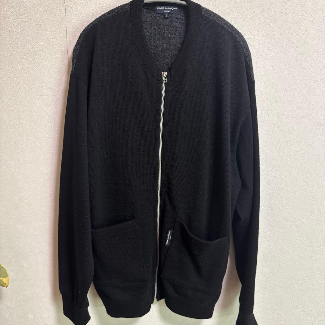 COMME des GARCONS HOMME ジップアップカーディガン