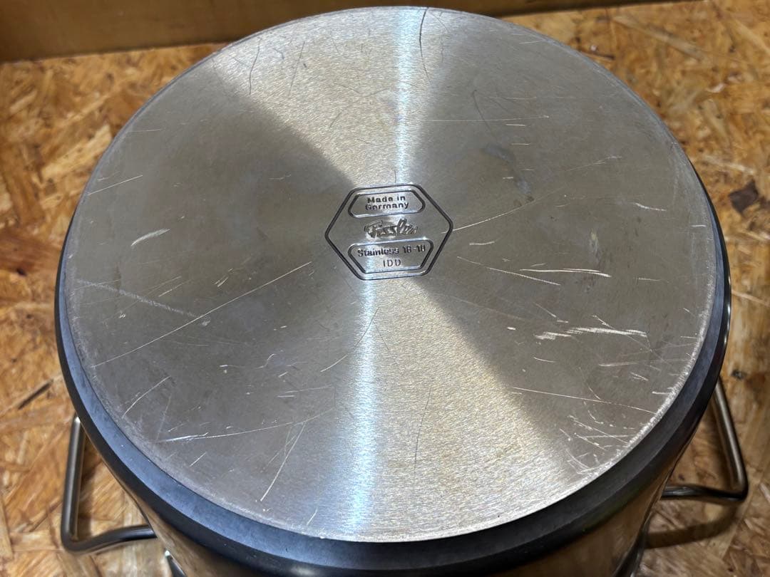 ステンレス 寸胴鍋 蓋つき フィスラー Fissler