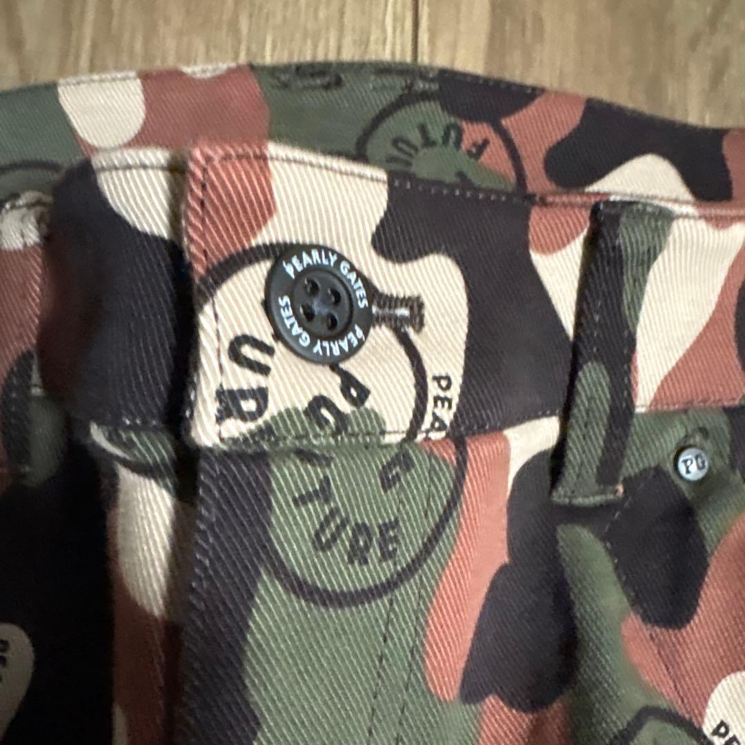 【美品】パーリーゲイツ 迷彩パンツ