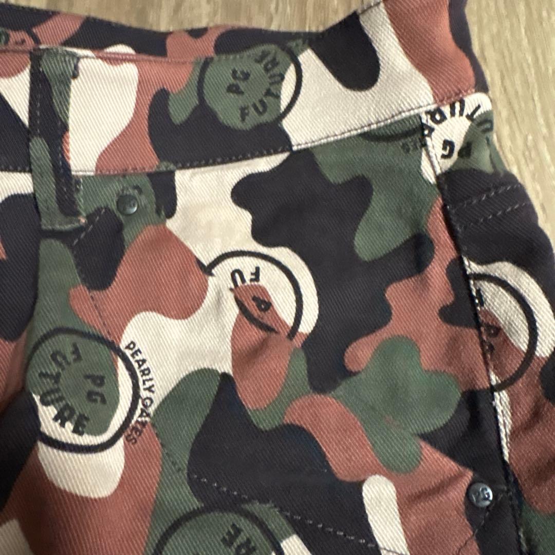 【美品】パーリーゲイツ 迷彩パンツ