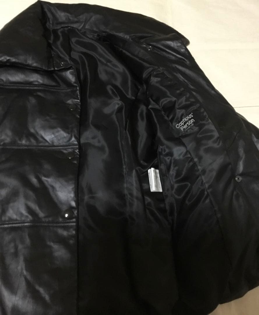 以来お値下　未使用　羊革ダウン　柔らか美しいラムリンクルダウンジャケット13万円