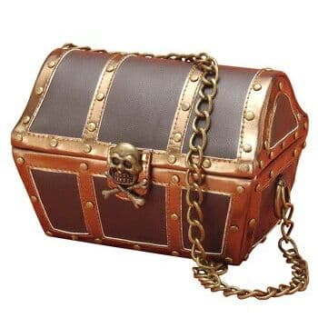 新品未使用 ハロウィン 仮装 パイレーツ 舞台小道具 コスプレ 海賊バッグ 宝箱