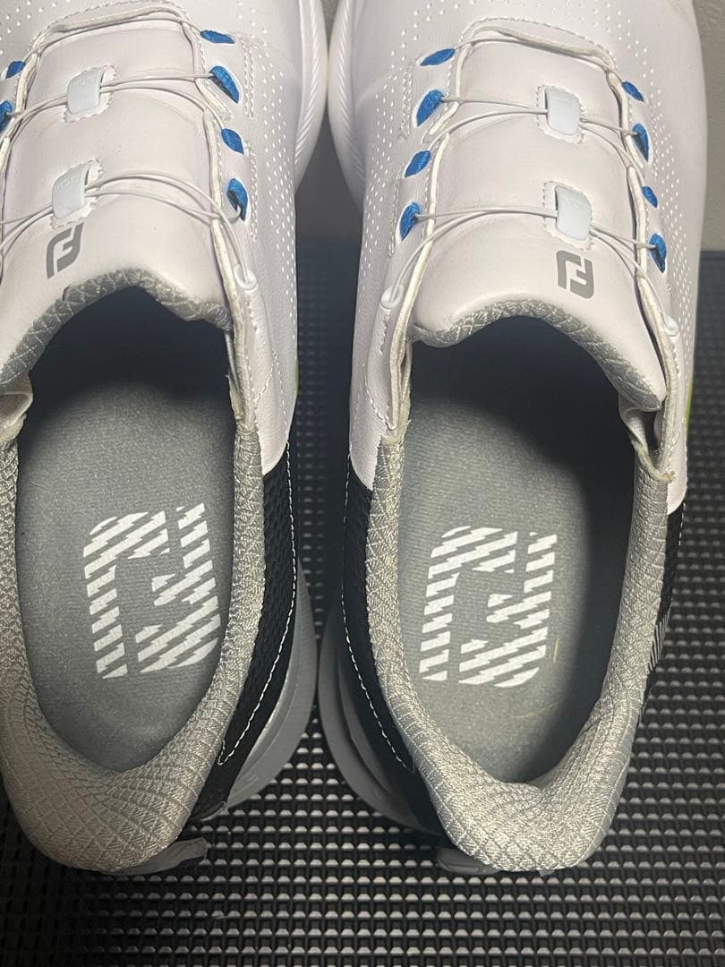 【２回使用】フットジョイ　FJ ゴルフシューズ　28㎝　軽量　スポーツ　ホワイト