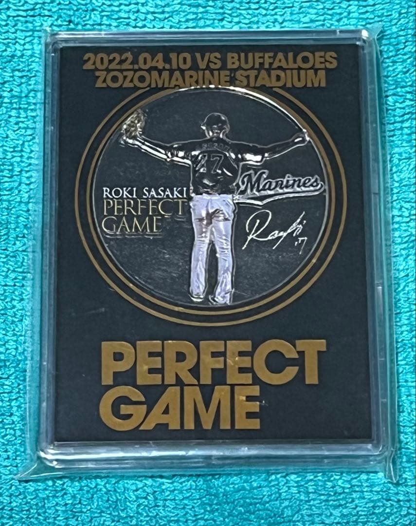 2022佐々木朗希完全試合パーフェクト記念メダル千葉ロッテマリーンズ ドジャース