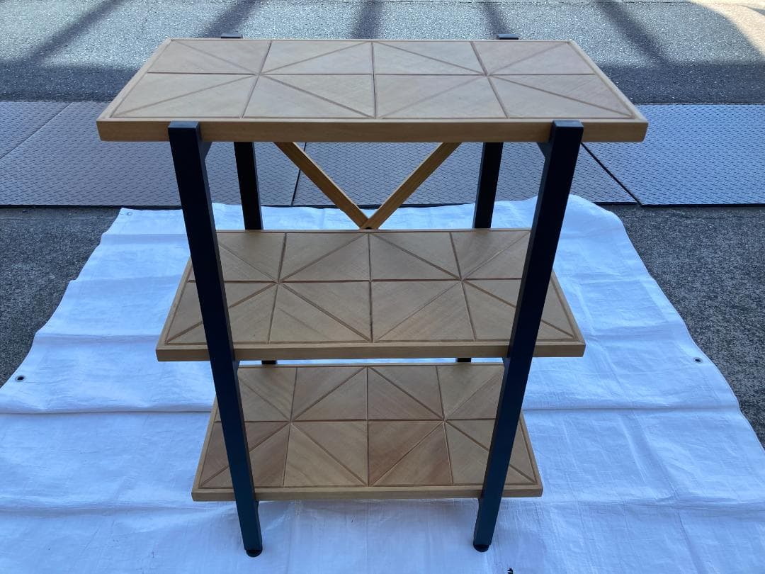 愛知岐阜/送料無料★美品★KALEIDO 3段ラック幅60 KAOR-60-D3