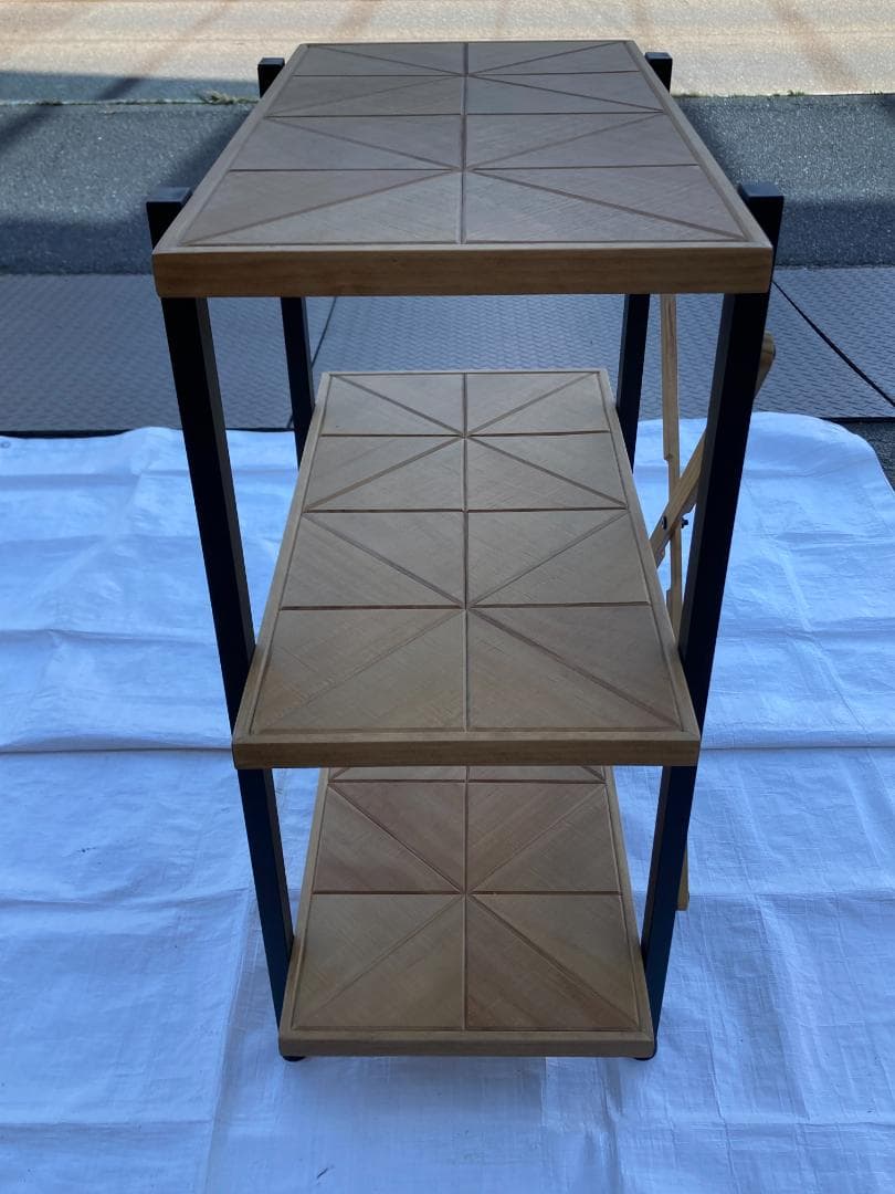 愛知岐阜/送料無料★美品★KALEIDO 3段ラック幅60 KAOR-60-D3