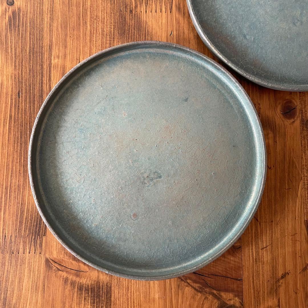 瀬川辰馬　硫化銀彩　切立プレート