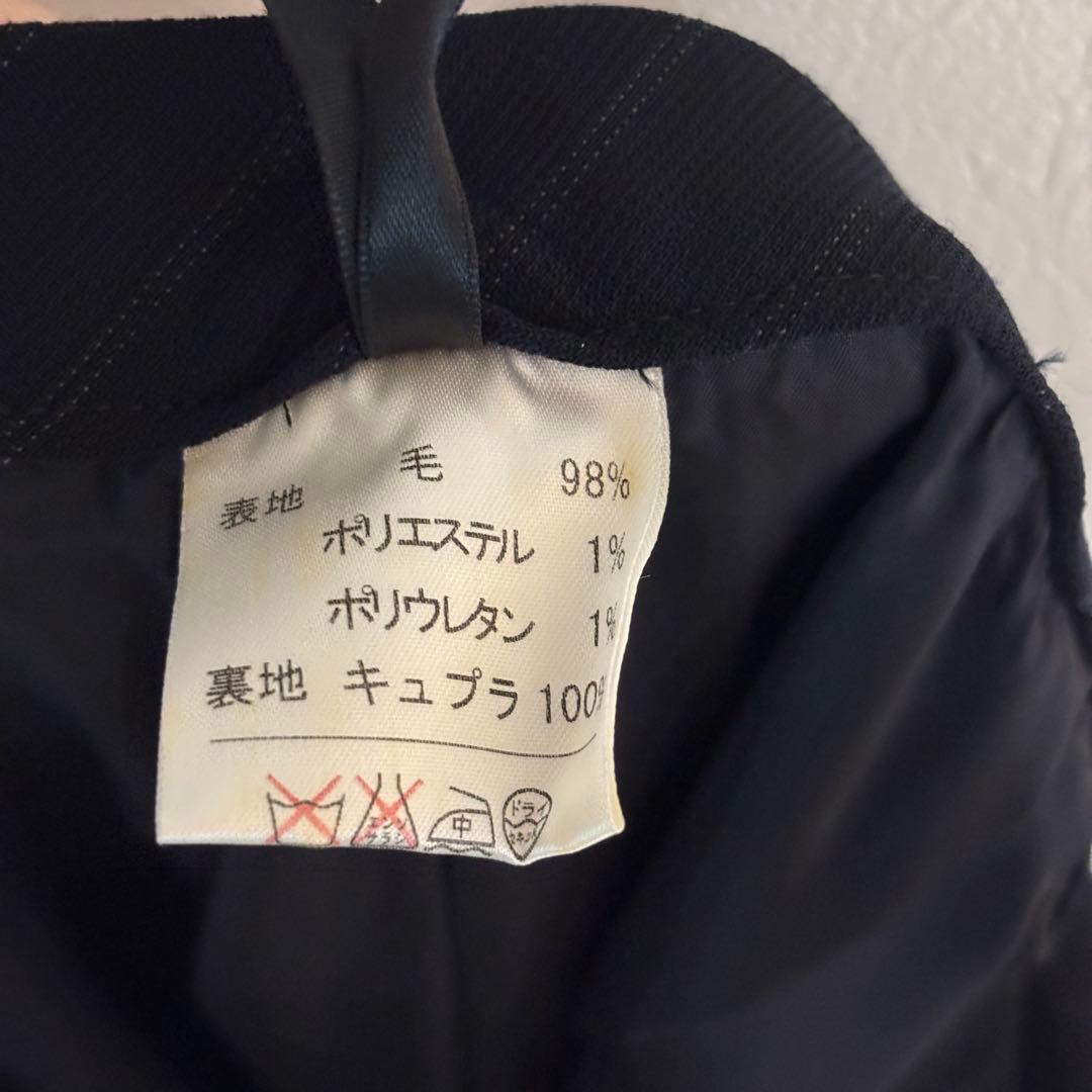 レリアン、2点セット、フォーマル、パンツスーツ、ストライプ、薄生地、