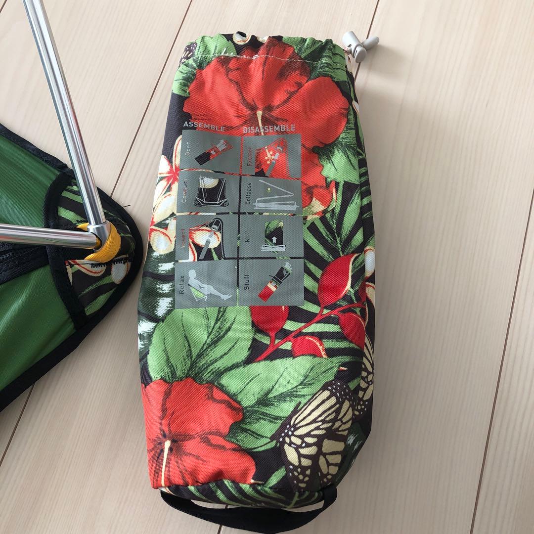 ALITE エーライト　メイフライチェア　アロハハイビスカス柄　収納袋付　美品