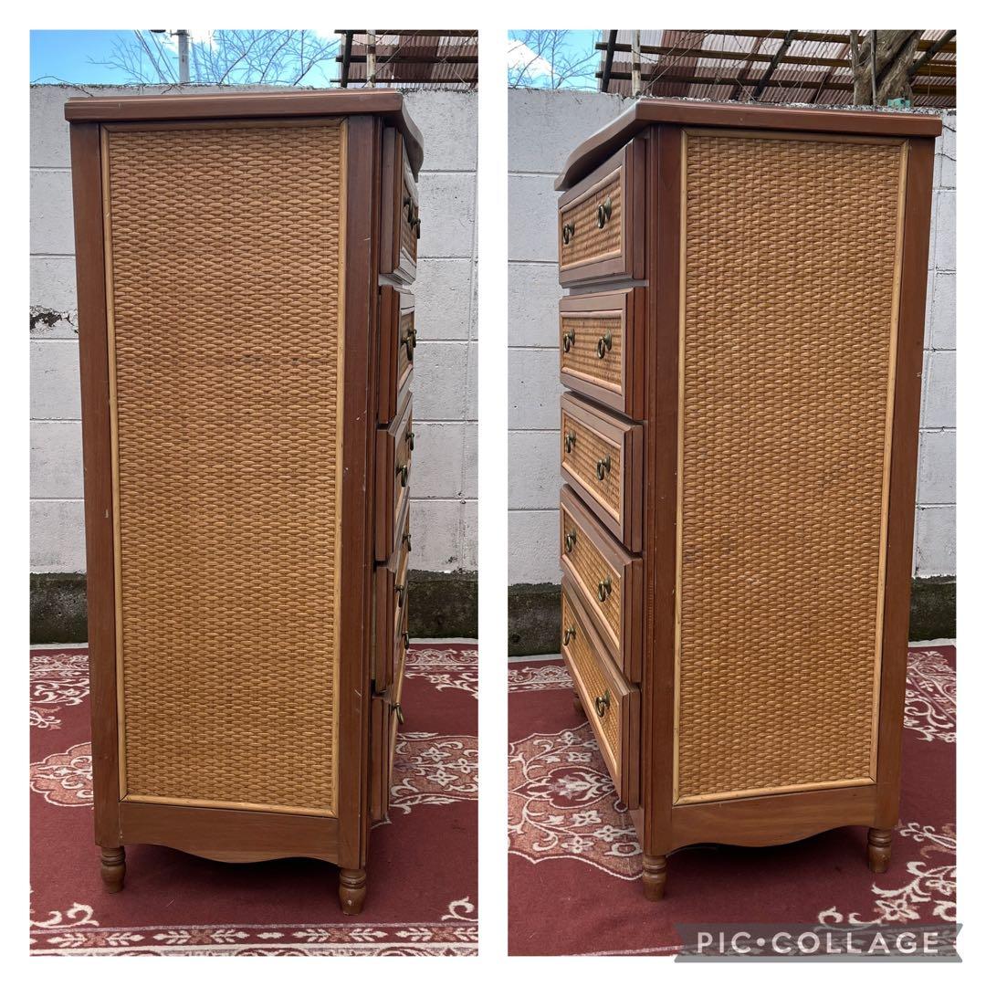 高品質◾️ 横浜Kazama カザマ 引き出し5杯 チェスト 収納棚 整理棚