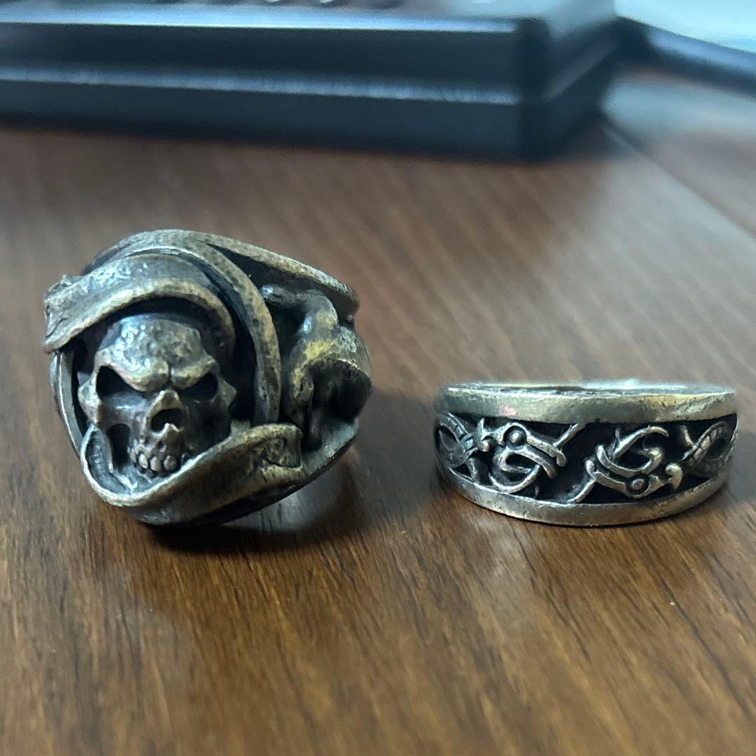 4点セットRat Race.Chrome Hearts製、リング。　サイズ20号