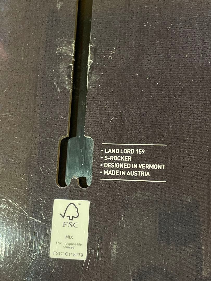 ◆中古 2015 Burton Landlord 159cm ワンオーナー