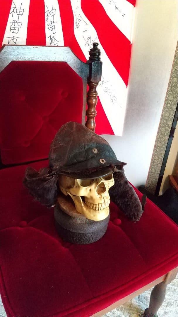 旧日本海軍・初期型・飛行帽