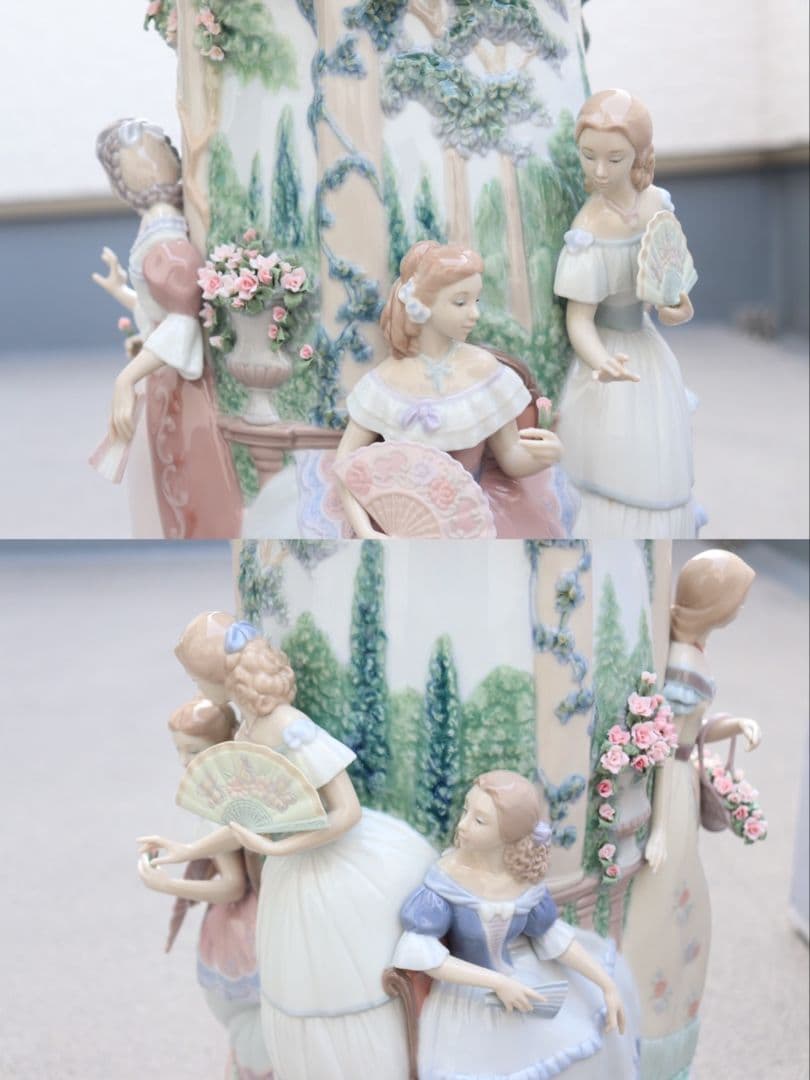 リヤドロ 　淑女の庭　500体限定　陶器人形　置物　フィギュリン　No1900