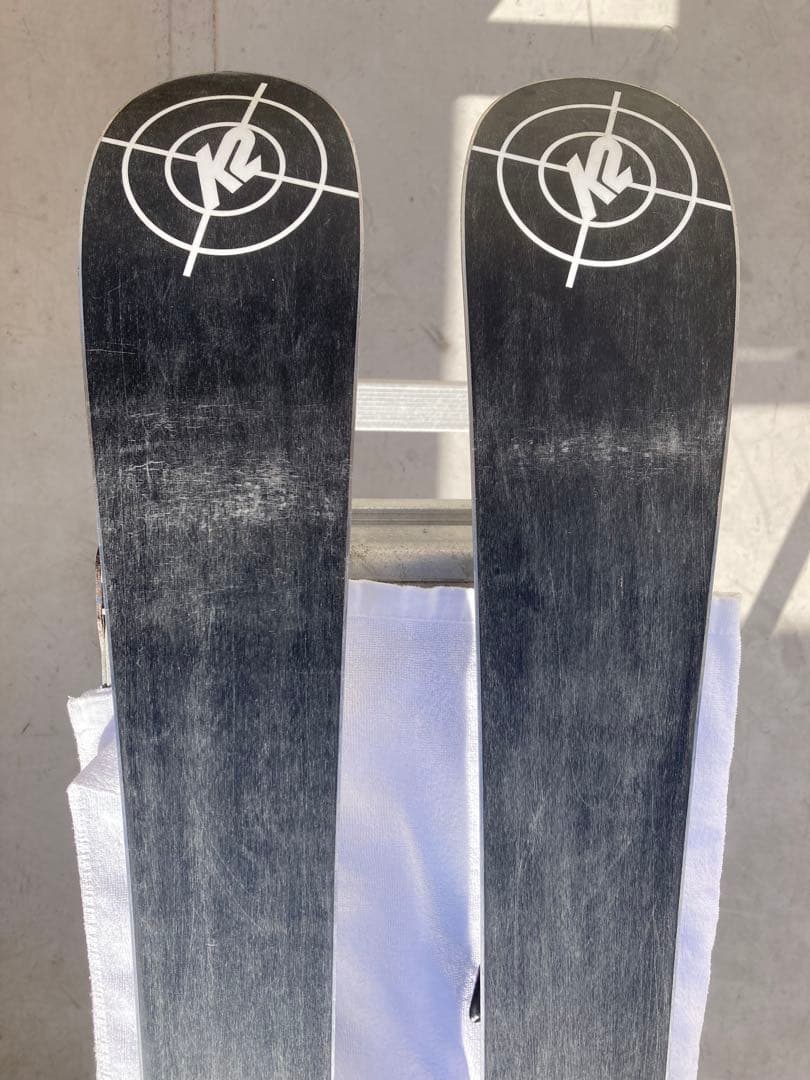 ショートスキー(ファン ミドル ミッド) 解放ビィンディング K2 marker