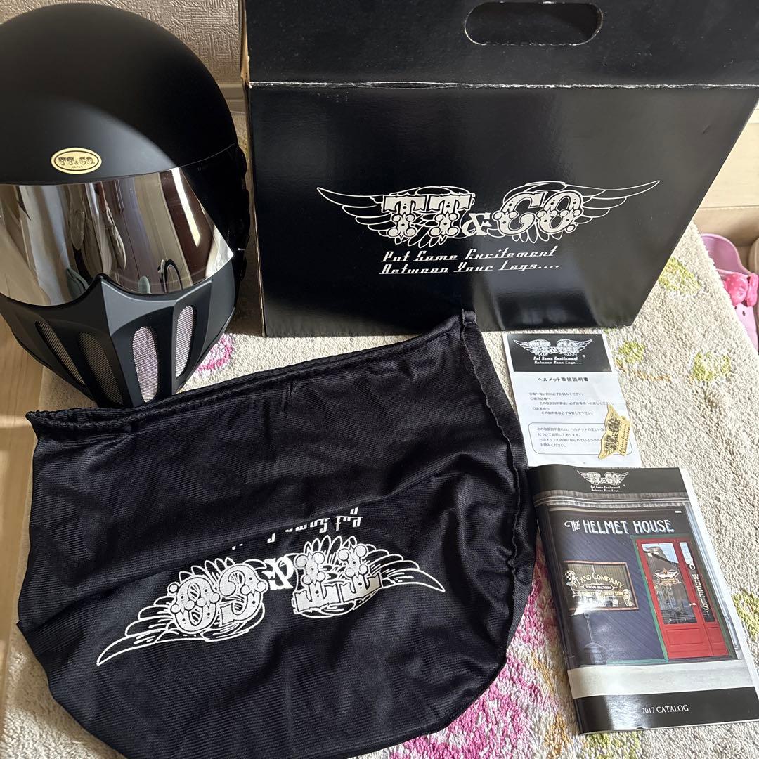 マッドマッスクJ02ローマン　ジェットヘルメット　マッドブラック