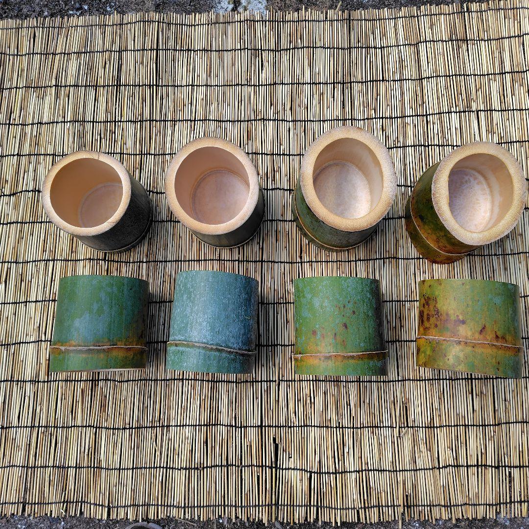 JK様「専用画面」　香川県産→　孟宗竹・花器　８個　極太サイズ