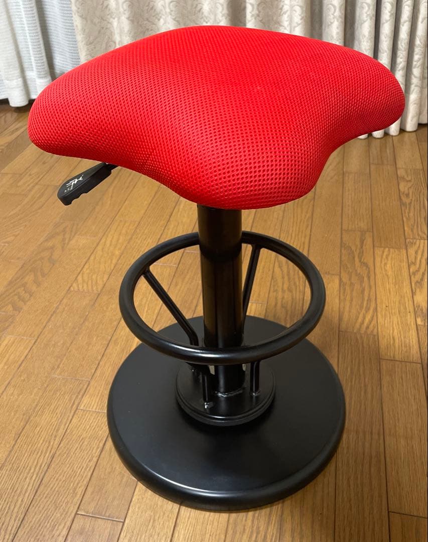 〈日本製〉ルネセイコウ カウンターチェア 椅子 高さ調整可能 回転