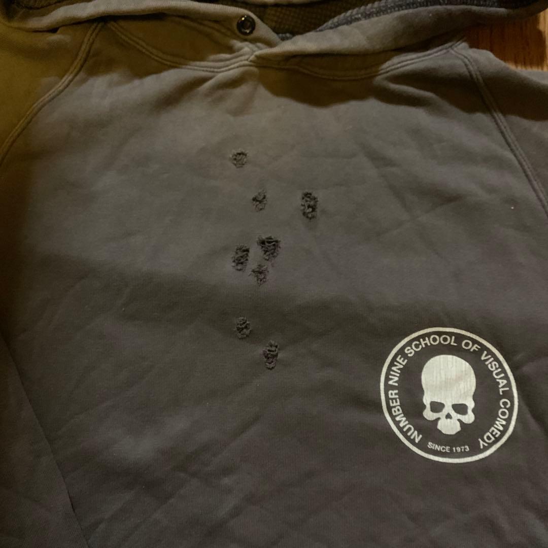 NAMBER(N)INE タイム期　散弾スカルパーカー　サイズ3