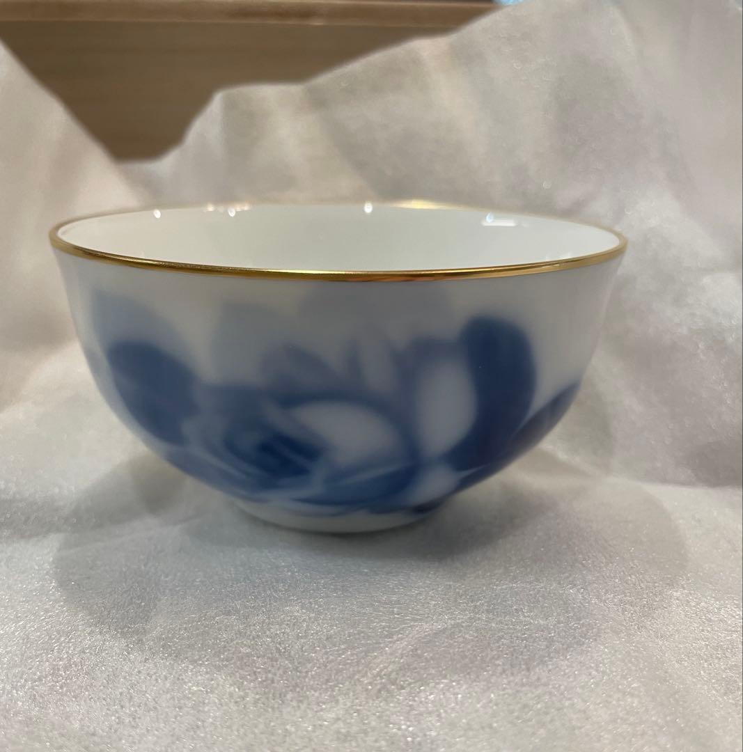 大倉陶園　ブルーローズ　茶器揃　急須　湯呑み　セット