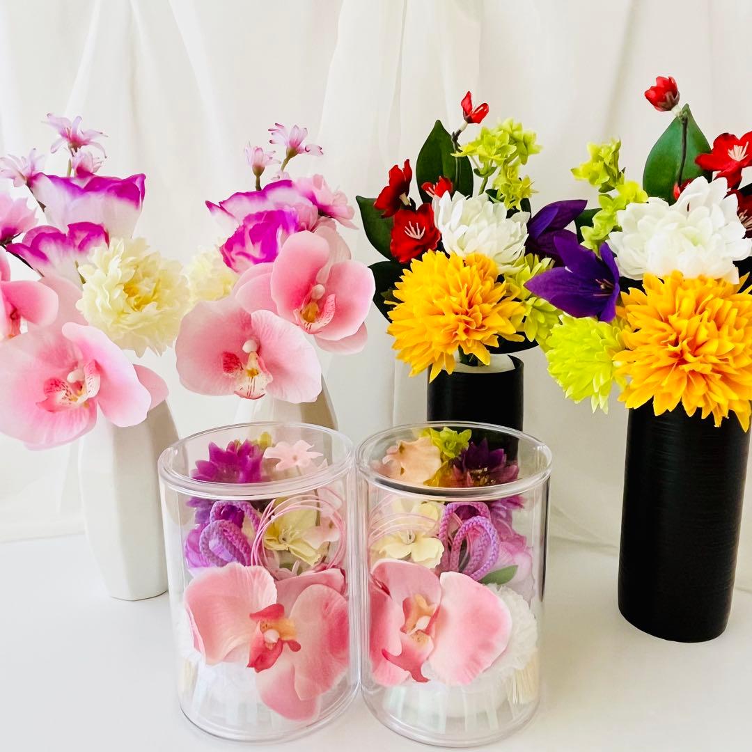 いいね不要様 オーダー 仏花 2対 ケース入り 仏花 一対