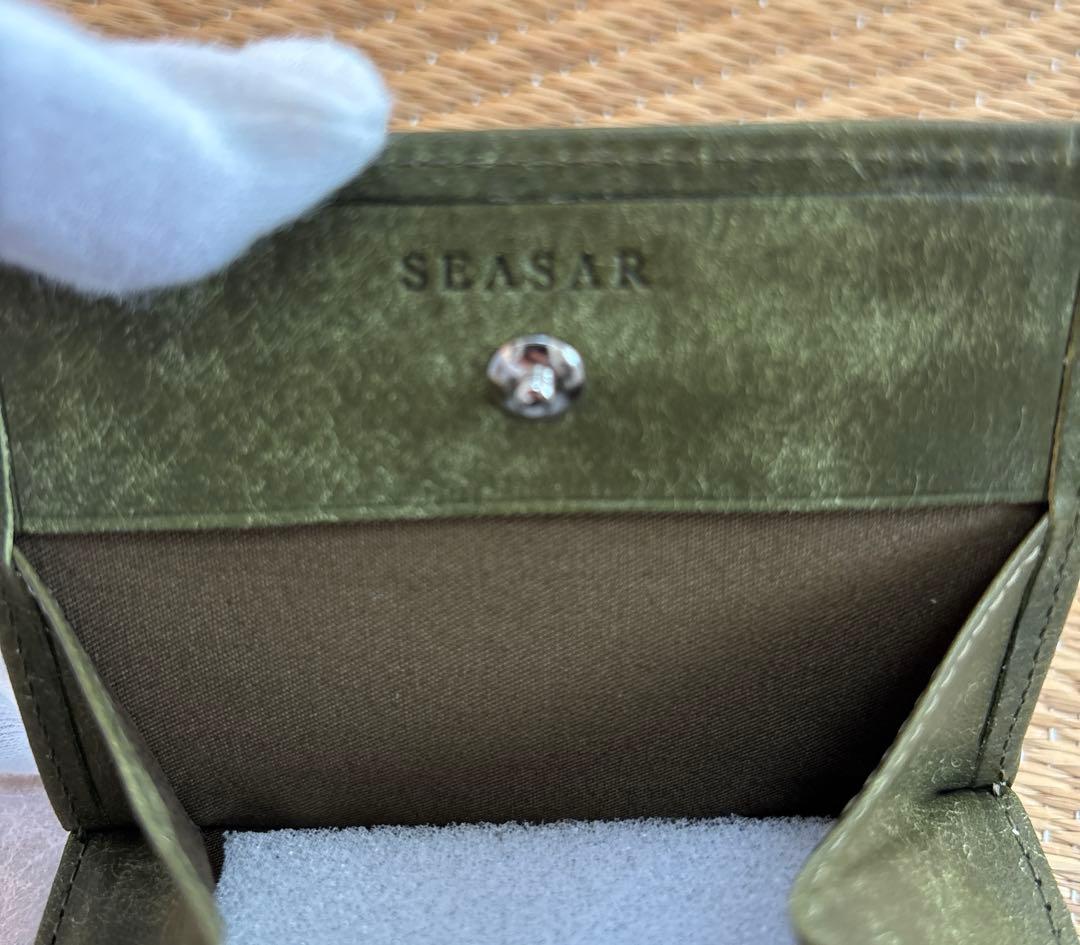 SEASAR Integral インテグラル 二つ折り財布 オリーバ