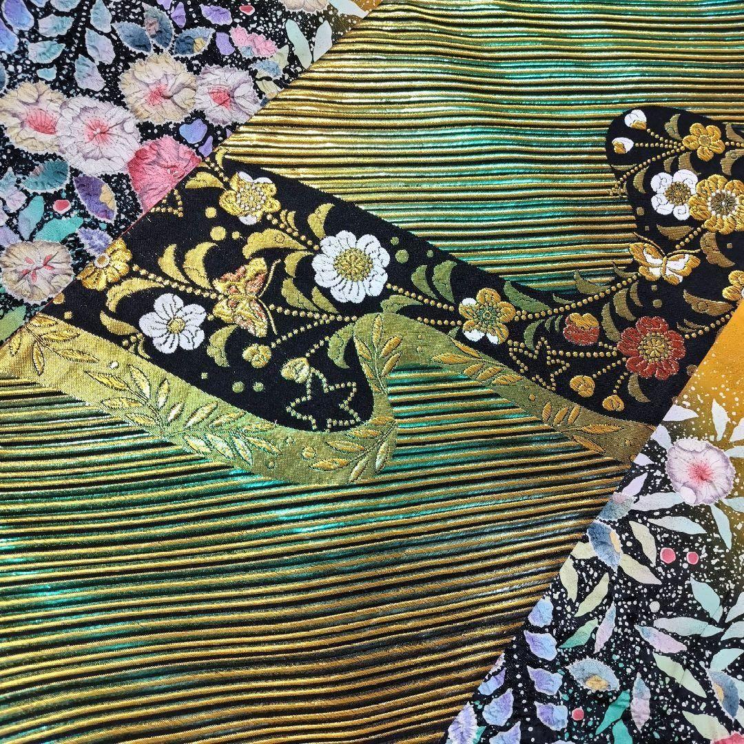 振袖フルセット(7点)・成人式・辻ヶ花・落款あり・翠山工房・花絞り・高級手縫い