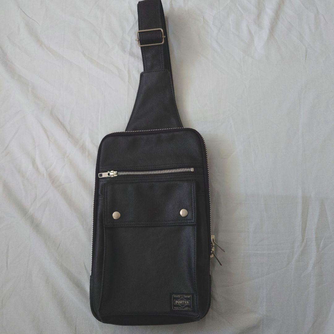 ■新品未使用■PORTERポーター フリースタイル ボディバッグ ブラック