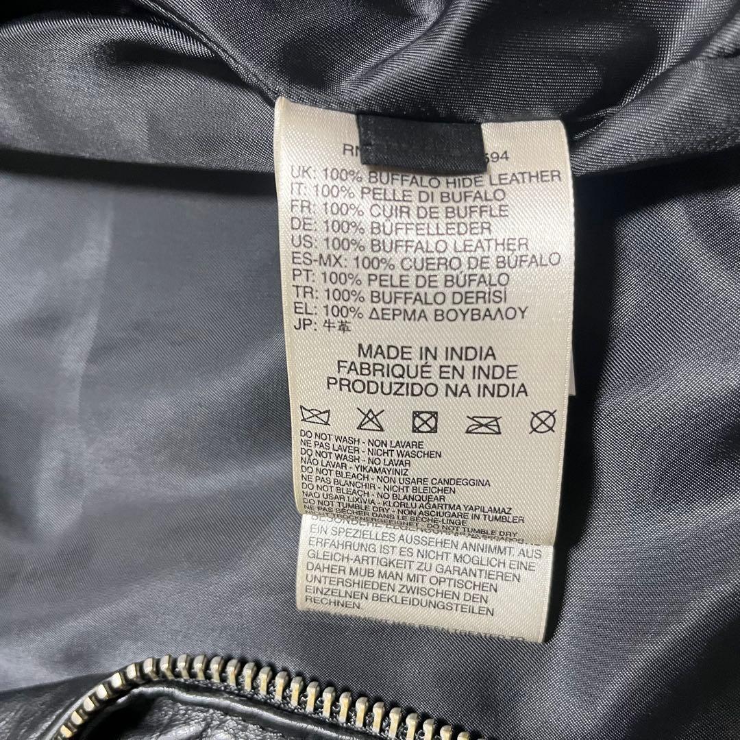 DIESEL/ディーゼル/ライダースジャケット/M/ブラック