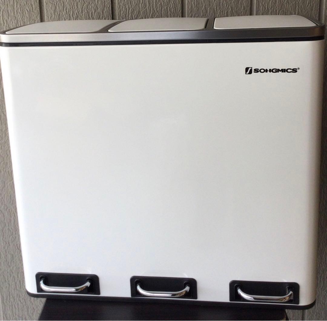 訳あり　ゴミ箱 ダストボックス ペダル式 3×18L