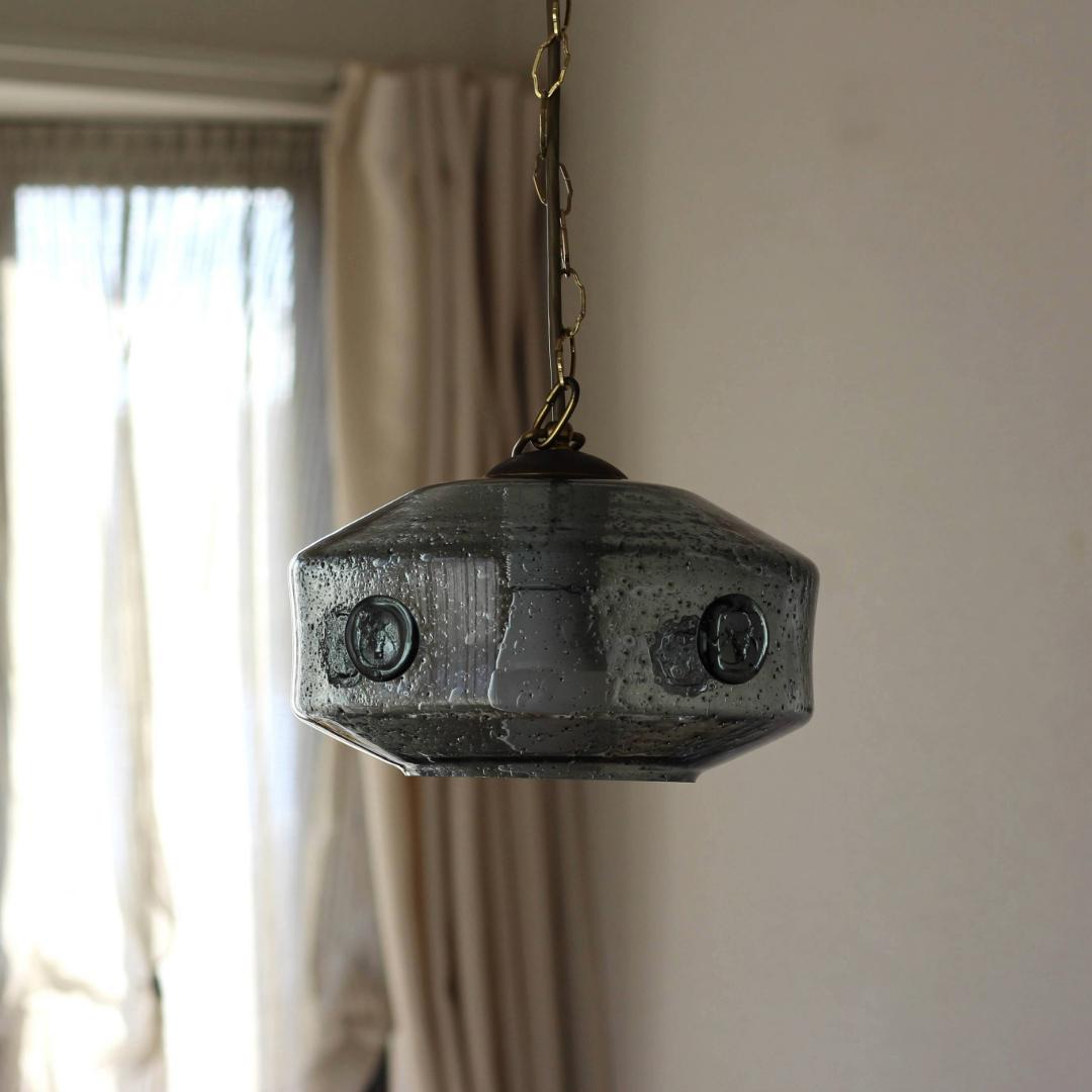 【貴重】エリックホグラン　Erik Hoglund　ペンダントライト　北欧ガラス