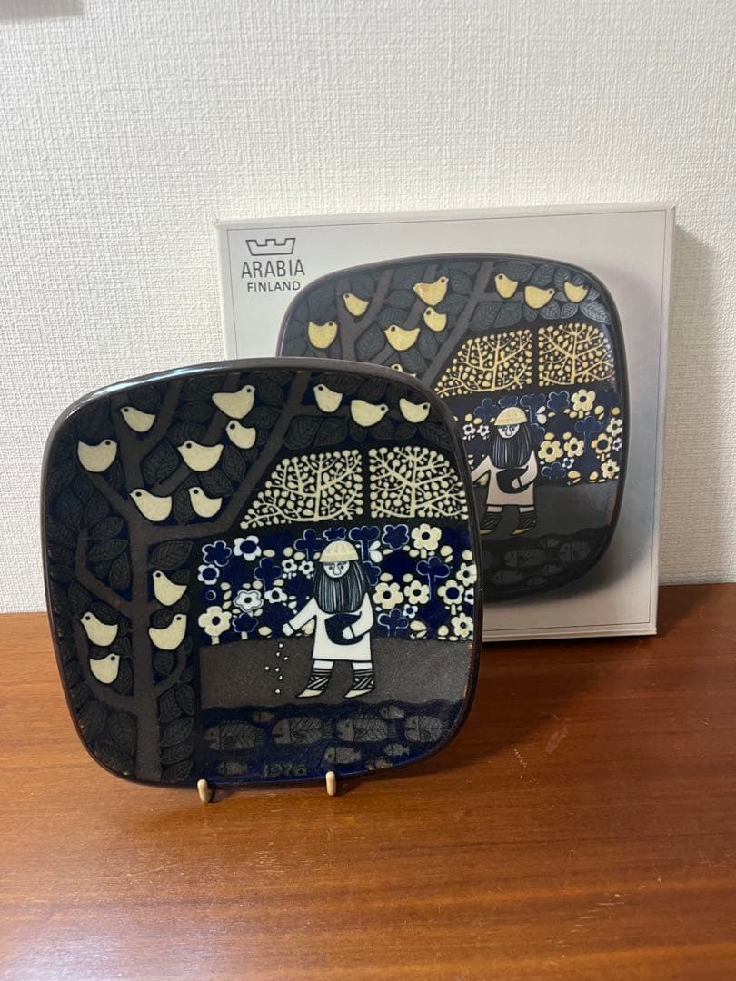 アラビア Arabia　カレワラ Kalevala　イヤープレート 1976 箱