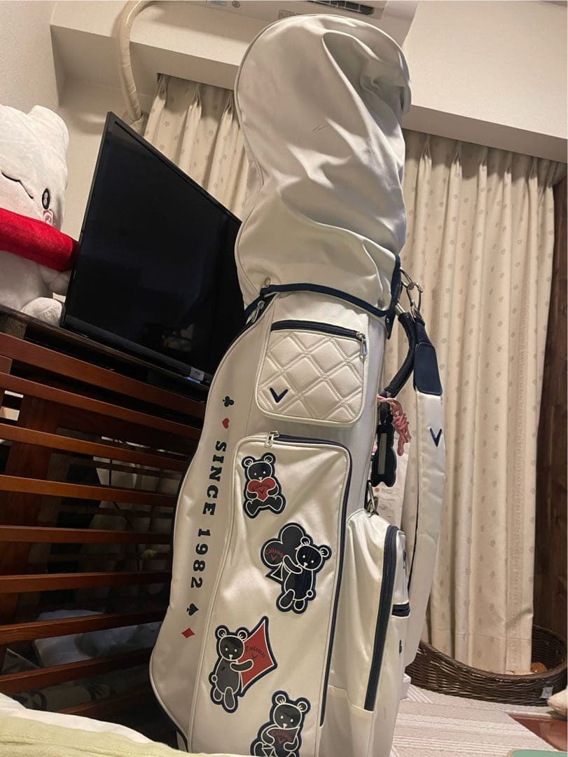 激レア！！キャロウェイ　ゴルフバッグ クマデザイン ホワイト