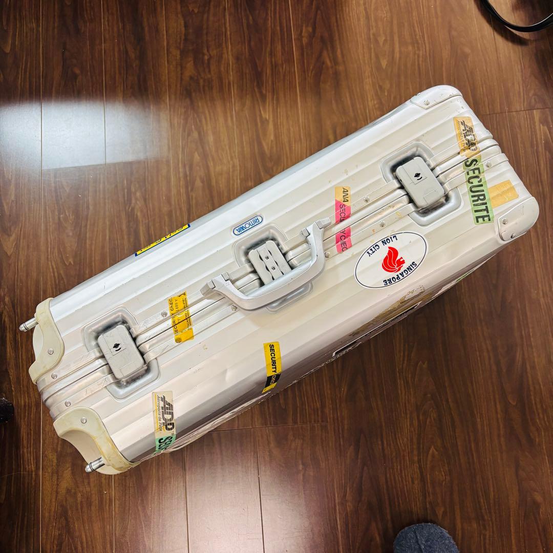 RIMOWA リモワ　青ロゴ トパーズ　82L