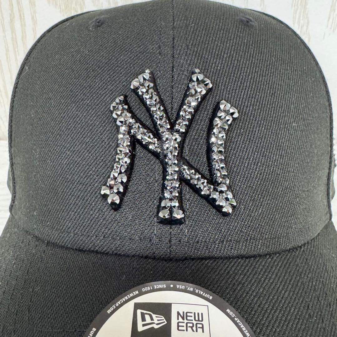 NEWERA デコキャップ スワロフスキー ニューエラ ブラック