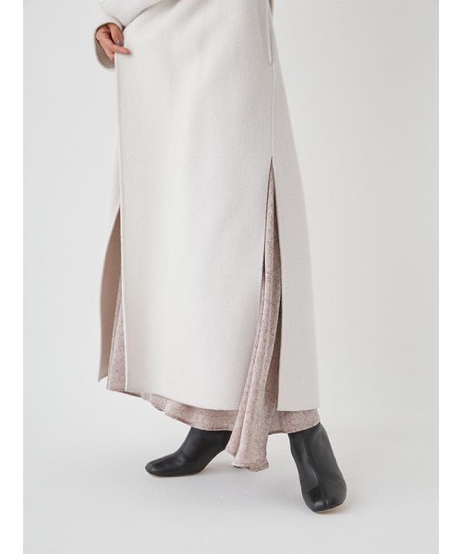 【ルナ】FRAY I.D ロイヤルジーロンショールリバーコート M