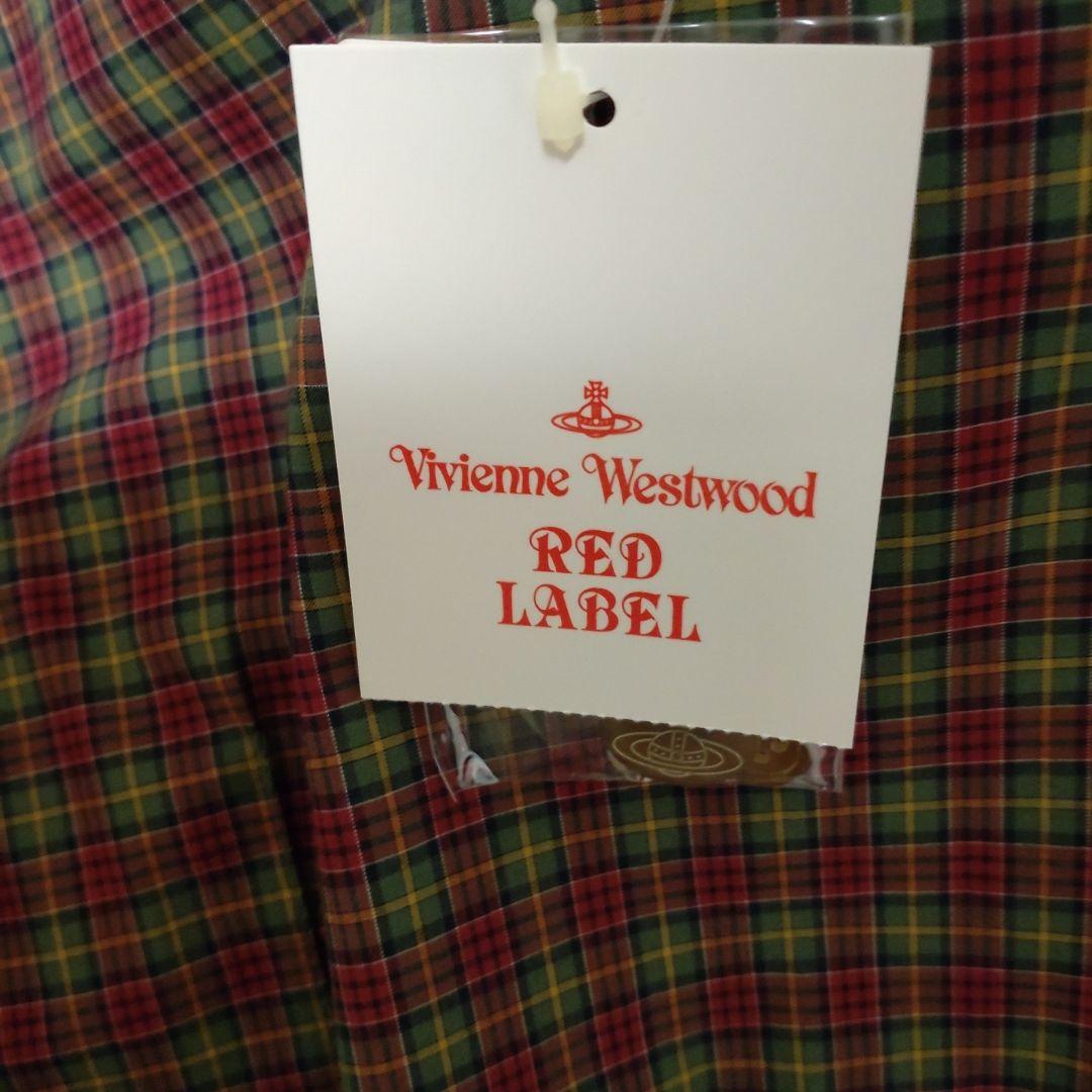 ヴィヴィアンウエストウッド　チェック柄 半袖シャツ 花柄プリント