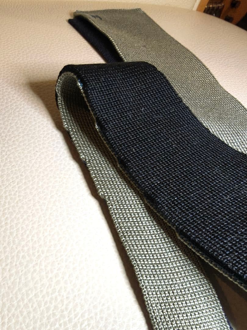 HERMES リバーシブル ネクタイ グリーン/ネイビー