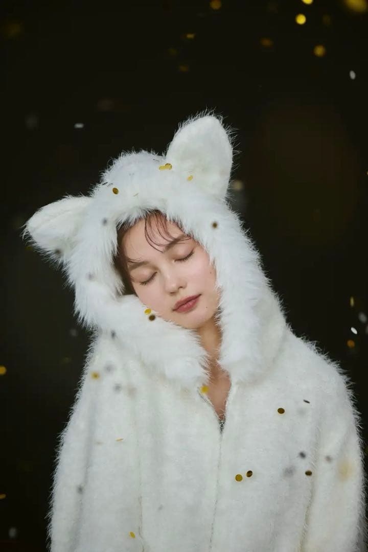 スナイデルホーム 猫耳ルームウェア(パーカー・ショーパンセット)